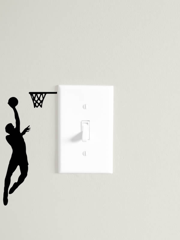 Basketballer Light Switch Decal – Chronos Stores