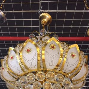 Royal Crown Design Drop Chandelier