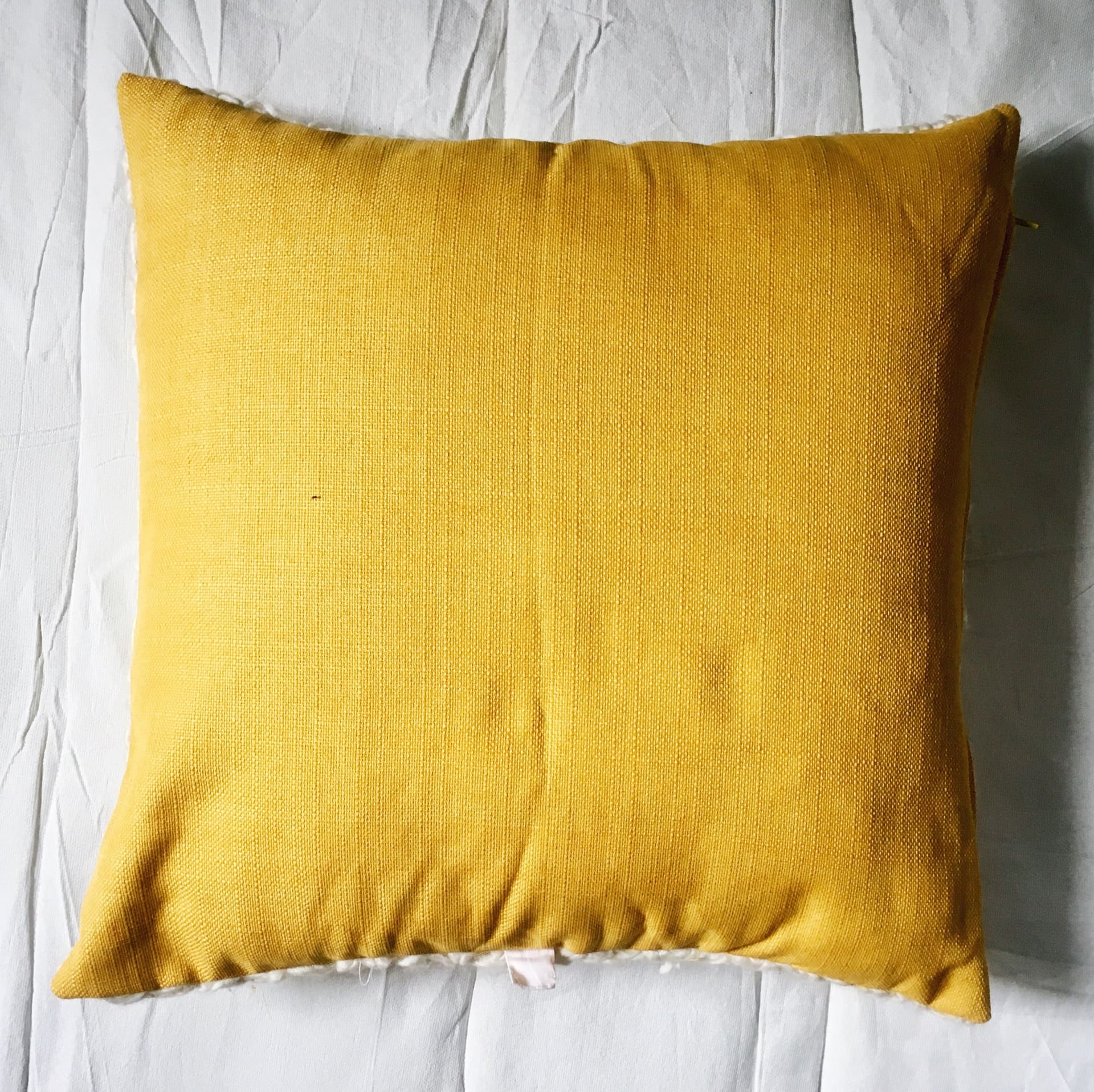 Juniper Yellow Basic Throw pillow