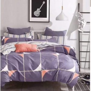 Purple Twitch cotton beddings