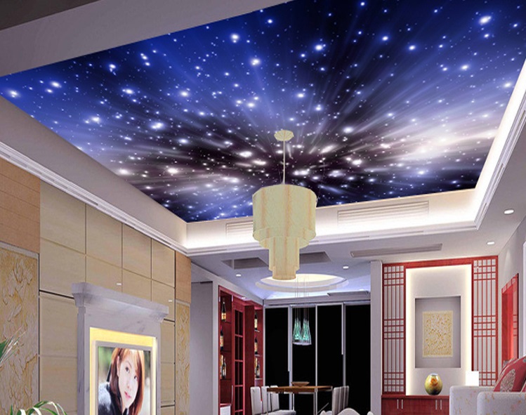 Galaxy Night 3d Ceiling Mural Chronos Stores