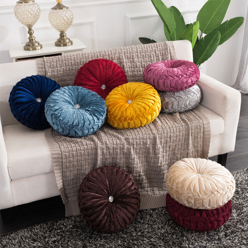 Decorative Soft Round Cushion Throw 