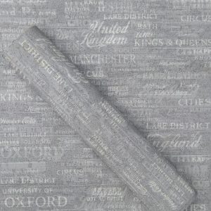 Grey White European Luxury Wallpaper (5sqm) England