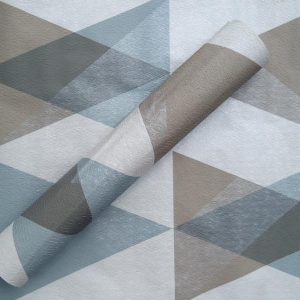 Brown and Grey Patterned Wallpaper
