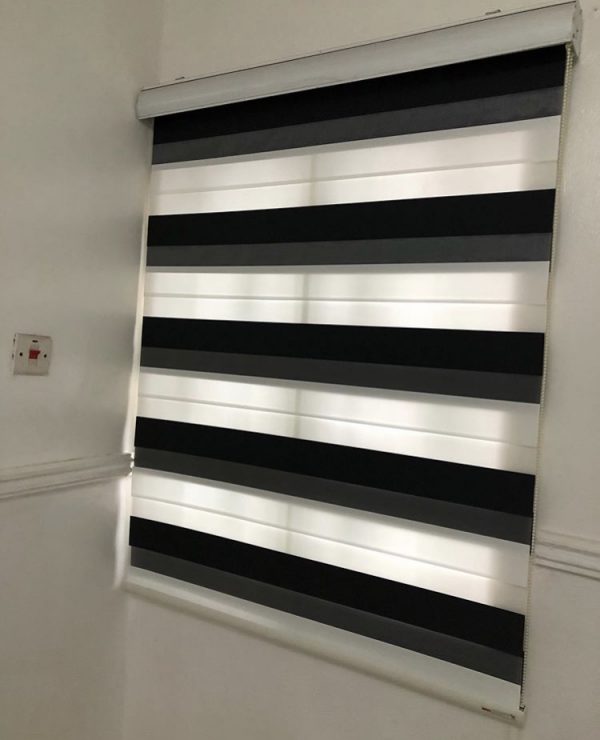 Black and White Window Blinds 02