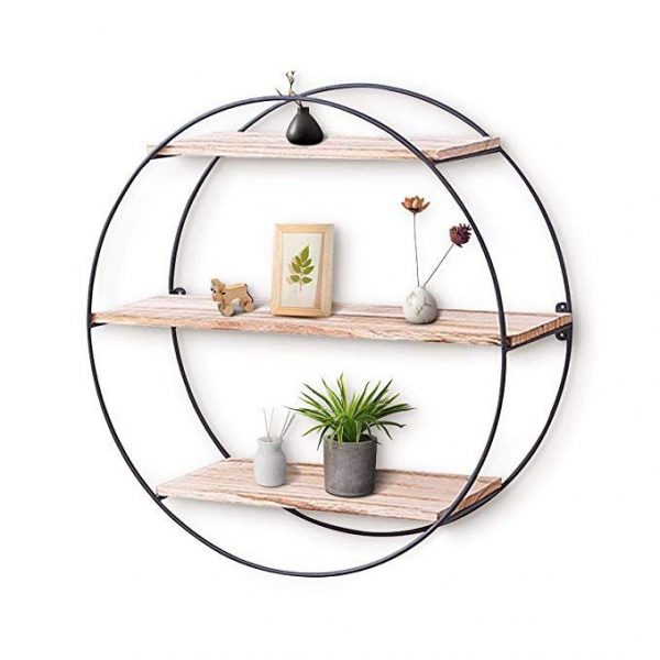 Circle Shelf Wall decor | Round Shelf wall decor | Round Hanging Shelf