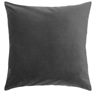 black decorative throw pillow