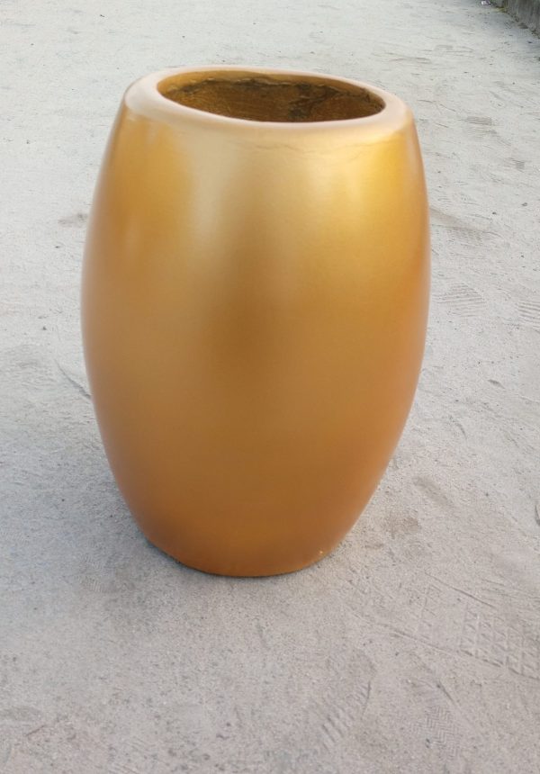 buy gold flower pot - Big flower pot for interior decoration